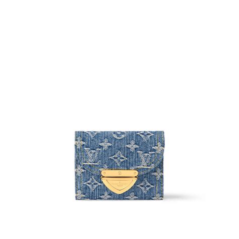 Victorine Wallet Monogram Denim 